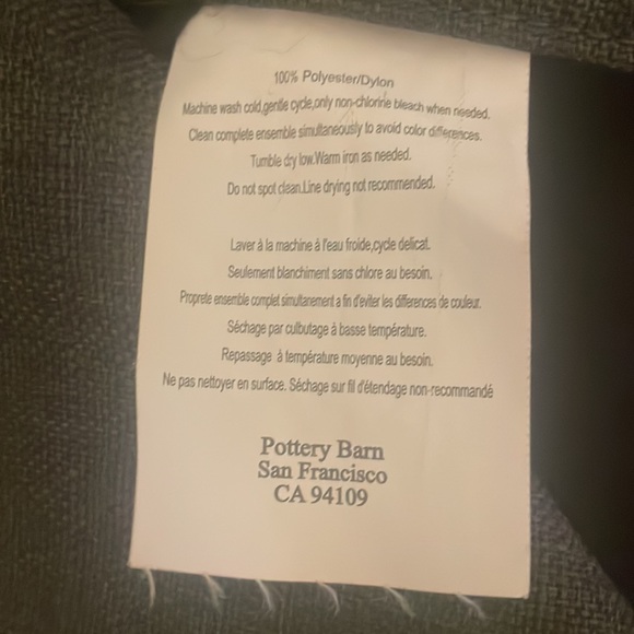 Pottery Barn Queen Size Headboad Slip Cover - Picture 6 of 9